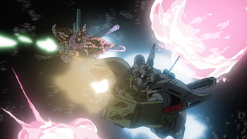 Кадр 3 аниме Мобильный воин Гандам 0083: Память о Звёздной пыли — Космическая бабочка 2