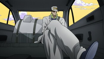 Кадр 1 аниме Невероятное приключение ДжоДжо: Несокрушимый алмаз