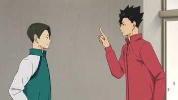 Кадр 1 аниме Волейбол!! Земля против воздуха