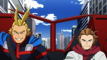 Кадр 2 аниме Моя геройская академия: Два героя