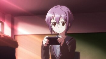 Кадр 3 аниме Исчезновение Юки Нагато