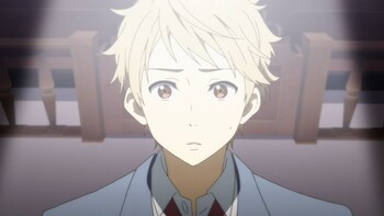 Кадр 3 аниме По ту сторону границы: Плевать на чувства — я тебя засужу