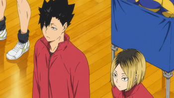 Кадр 3 аниме Волейбол!! Земля против воздуха