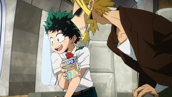 Кадр 3 аниме Моя геройская академия: Два героя