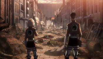 Кадр 2 аниме Атака титанов 2