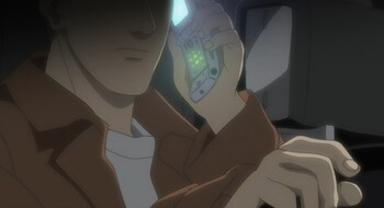 Кадр 1 аниме Призрак в доспехах: Синдром одиночки — Смеющийся человек